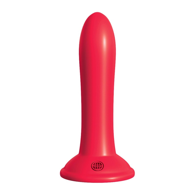 Uprząż strap-on z silikonowym gładkim dildo 13 cm